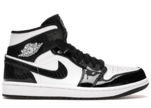 Jordan  1 Mid Carbon Fiber Black/White-Black (DD1649-001)