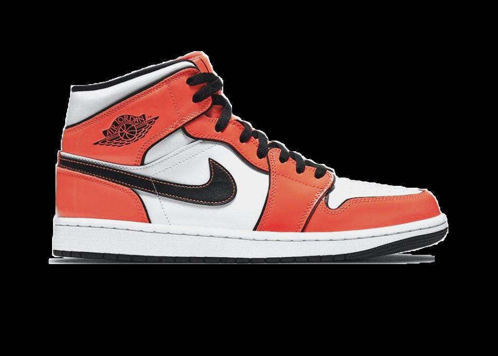 Jordan 1 Mid Turf Orange (GS) Turf Orange/Black/White (BQ6931-802)