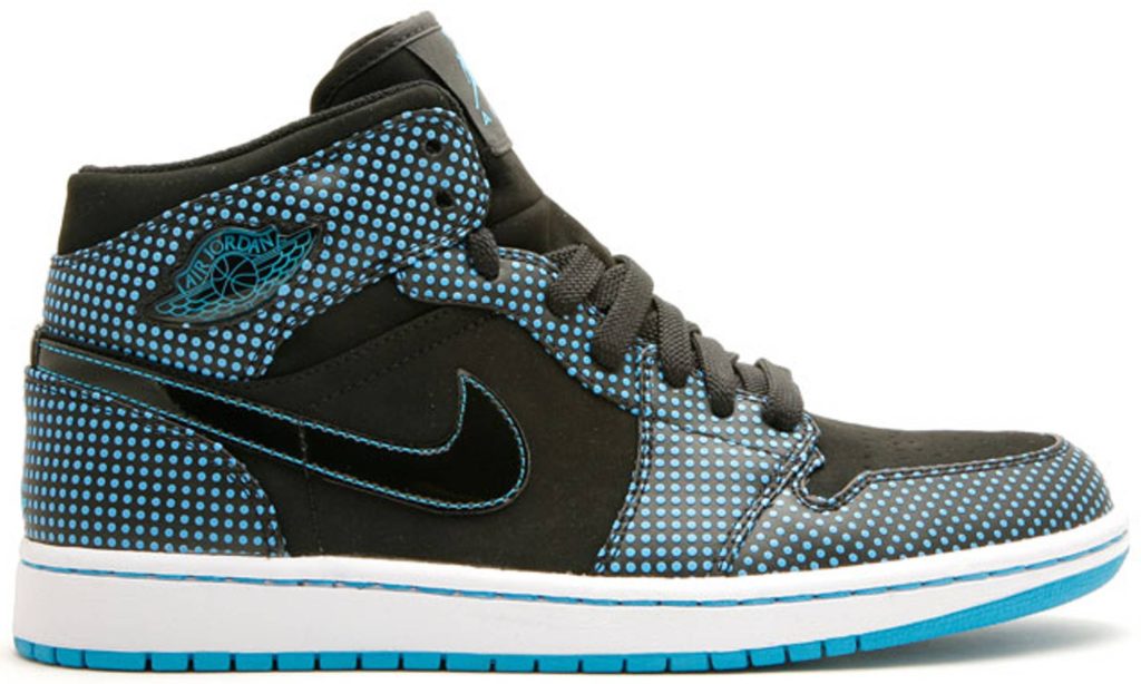 Jordan 1 Retro Polka Dot Laser Blue Black/Laser Blue (136065-042)
