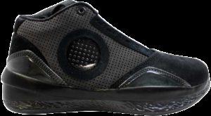 Jordan 2010 Black Dark Charcoal (GS) Black/Dark Charcoal-Varsity Red (392369 001)