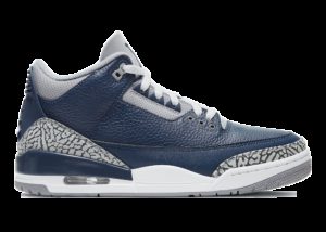 Jordan 3 Retro Georgetown (2021) Midnight Navy/Cement Grey-White (CT8532-401)