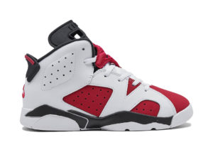 Jordan 6 Retro Carmine 2021 (PS) White/Black-Carmine (384666-106)