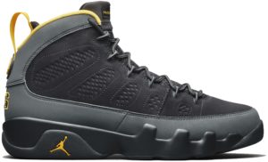 Jordan 9 Retro Dark Charcoal University Gold Black/Dark Charcoal-University Gold (CT8019-070)
