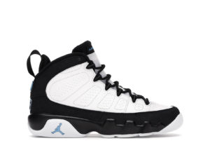 Jordan 9 Retro University Blue (GS) White/University Blue-Black (302359-140)