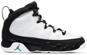Jordan 9 Retro University Blue (PS) White/University Blue-Black (401811-140)