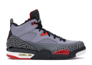 Jordan Son of Mars Low Grey Cement Cement Grey/White-Black-Fire Red (580603-004)