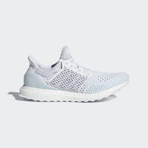 adidas Ultra Boost Clima Parley White Blue Footwear White/Footwear White/Blue (BB7076)