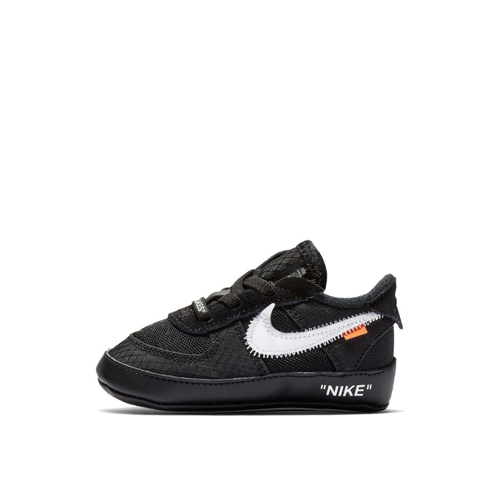 Nike x Off White Air Force 1 Low Black (Toddler) (2018) (BV0854-001)