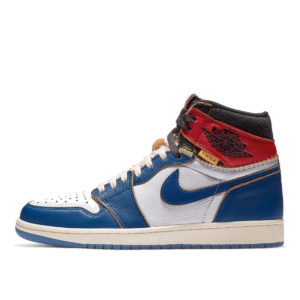 Jordan  1 Retro High Union Los Angeles Blue Toe White/Storm Blue-Varsity Red-Black (BV1300-146)