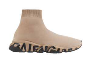 Balenciaga  Speed Graffiti Beige Black (W) Beige/Black (605942W2DB79710)