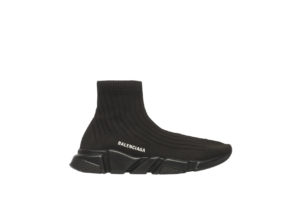 Balenciaga  Speed Trainers Ribbed Knit Black (540818W1K601000)