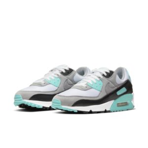 Nike Air Max 90 Recraft Turquoise White/Particle Grey-Black-Turquoise (CD0881-100)