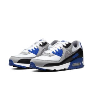 Nike  Air Max 90 Recraft Royal White/Hyper Royal-Black-Particle Grey (CD0881-102)