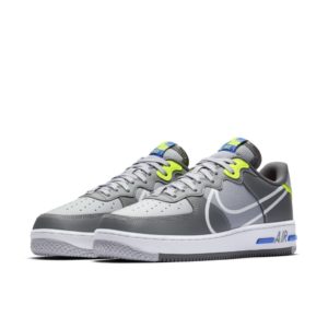 Nike  Air Force 1 React Wolf Grey Wolf Grey/White-Smoke Grey-Dark Grey (CD4366-002)