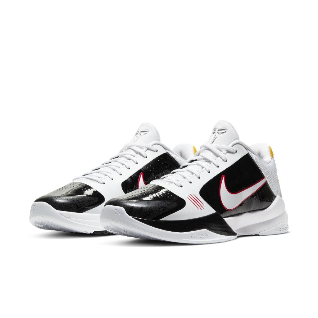 Nike Kobe 5 Protro Bruce Lee Alternate White/Black-University Red-Varsity Maize (CD4991-101)