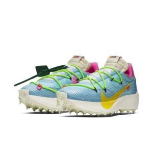 Nike Vapor Street Off-White Polarized Blue (W) Polarized Blue/Tour Yellow-Sail (CD8178-400)