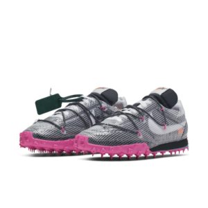Nike  Waffle Racer Off-White Black (W) Black/Laser Fuchsia-White (CD8180-001)