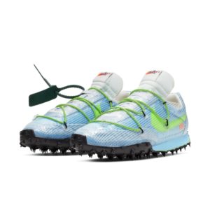 Nike  Waffle Racer Off-White Vivid Sky (W) Vivid Sky/Black-Electric Green (CD8180-400)