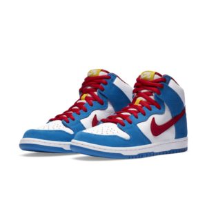 Nike SB Dunk High Doraemon Light Photo Blue/Light Photo Blue-Speed Yellow-University Red (CI2692-400)