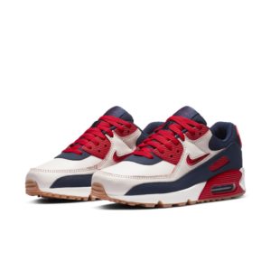 Nike Air Max 90 Home & Away Red Sail/University Red-Black-Gum Medium Brown (CJ0611-101)