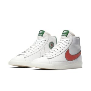 Nike  Blazer Mid Stranger Things Hawkins High School White/Red-Green (CJ6101-100)