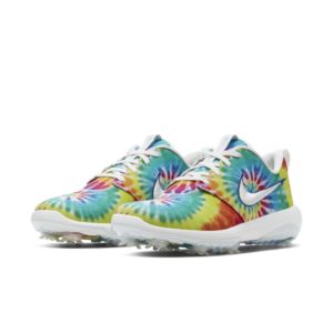 Nike  Roshe G Tour Tie Dye Summit White/Lemon Venom-Deep Royal-White (CK1222-100)