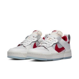Nike  Dunk Low Disrupt Gym Red (W) Summit White/Gym Red-Summit White (CK6654-101)