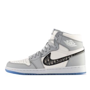 Jordan 1 Retro High Dior Wolf Grey/Sail-Photon Dust-White (CN8607-002)