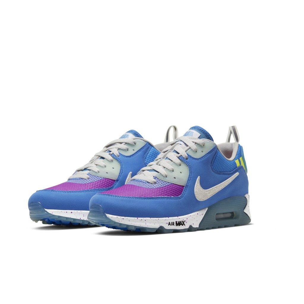 Nike Air Max 90 20 Undefeated Blue Pacific Blue/Vast Grey-Vivid Purple (CQ2289-400)