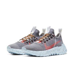 Nike Space Hippie 01 Vast Grey Hyper Crimson (2020) (CQ3986-001)