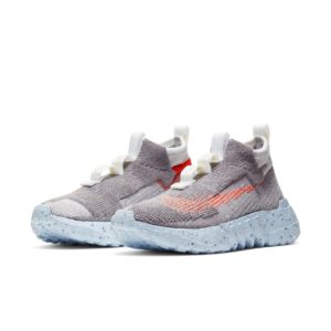 Nike  Space Hippie 02 Vast Grey Hyper Crimson Vast Grey/Hyper Crimson-White-Ice Blue (CQ3988-001)