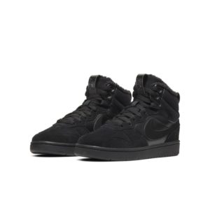 Nike Court Borough Mid 2 Older Kids’ Boot Black (CQ4023-001)