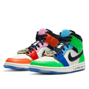 Air Jordan WMNS 1 Mid SE Fearless Melody Ehsani (2019) (CQ7629-100)