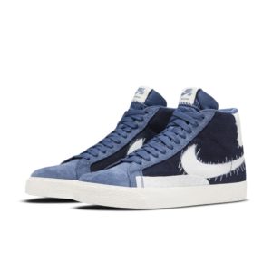 Nike  SB Zoom Blazer Mid Sashiko Mystic Navy Mystic Navy/Sail-Sail-Gum Light Brown (CT0715-400)