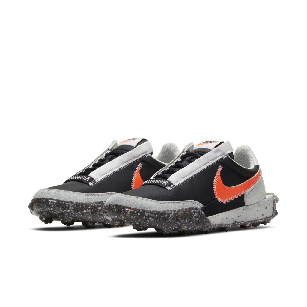 Nike Waffle Racer Crater Summit White Hyper Crimson (W) Summit White/Hyper Crimson-Photon Dust (CT1983-101)