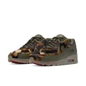 Nike Air Max 90 Camo Croc Cargo Khaki/Cargo Khaki-University Red (CU0675-300)