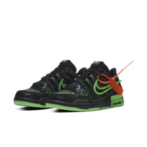 Nike Air Rubber Dunk Off-White Green Strike Black/White-Green Strike (CU6015-001)
