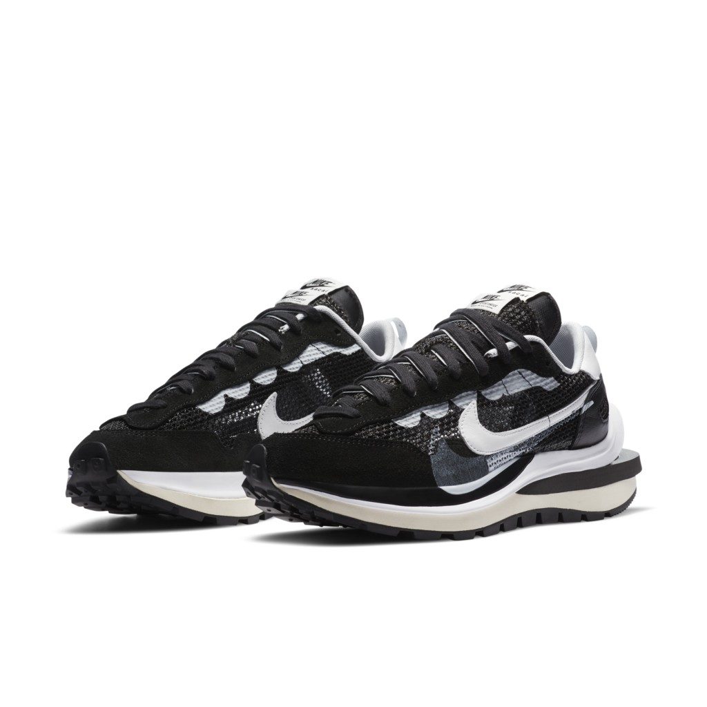 Nike Vaporwaffle sacai Black White Black/Summit White-Pure Platinum (CV1363-001)