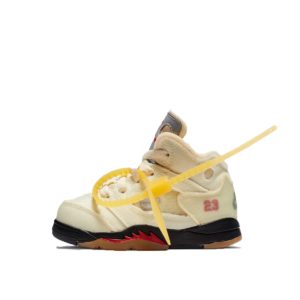 Air Jordan 5 Retro Off-White Sail (TD) (2020) (CV4828-100)
