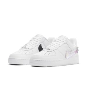 Nike Air Force 1 Low Zip Swoosh White White/Black-White (CW6558-100)