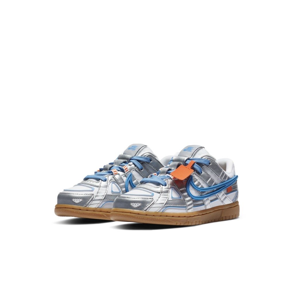 Nike Air Rubber Dunk Off-White University Blue (PS) White/University Blue-White (CW7410-100)