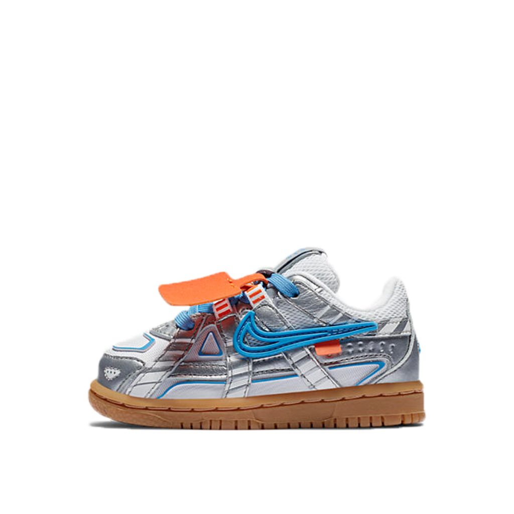 Nike Air Rubber Dunk Off-White University Blue (TD) White/University Blue-White (CW7444-100)