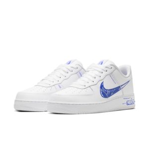 Nike Air Force 1 Low Sketch White Royal (2020) (CW7581-100)