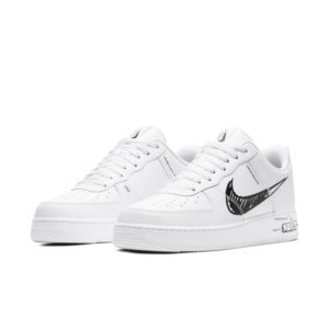 Nike Air Force AF 1 Low Sktech White Black (2020) (CW7581-101)
