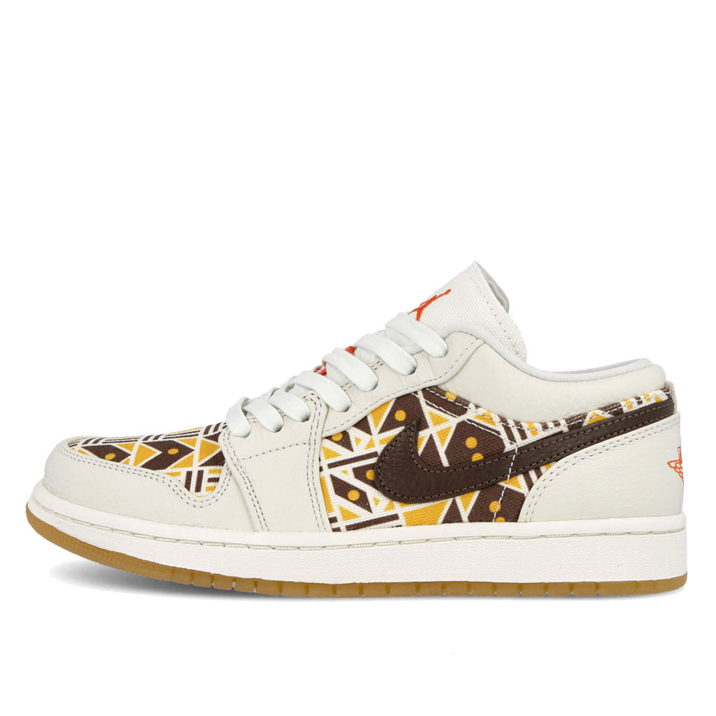 Jordan 1 Low Quai54 (2020) Sail/Team Orange-Baroque Brown (CZ4155-100)