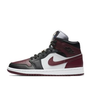 Jordan  1 Mid SE Black Dark Beetroot (W) Black/Dark Beetroot-White (CZ4385-016)