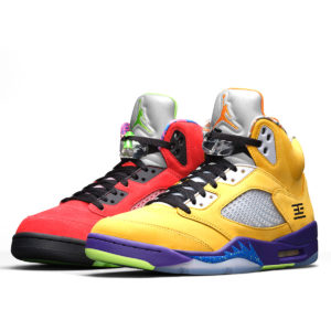 Jordan 5 Retro What The Varsity Maize/Court Purple-Ghost Green-Solar Orange (CZ5725-700)