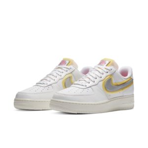 Nike WMNS Air Force 1 ’07 LX White Silver Gold (2020) (CZ8104-100)
