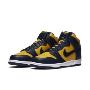Nike Dunk High Michigan (2020) Varsity Maize/Midnight Navy-Midnight Navy (CZ8149-700)