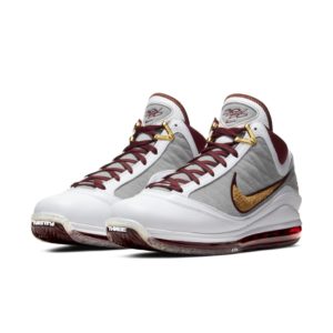 Nike  LeBron 7 MVP (2020) White/Bronze-Team Red-Wolf Grey (CZ8915-100)